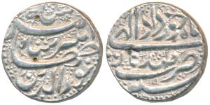 Jahangir, Silver Rupee, 10.53g, Qandhar Mint, Month Khurdad, RY 9, (KM 145.13). About Extr