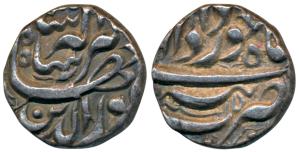 Jahangir, Silver Rupee, 11.32g, Tatta Mint, Month Khurdad, RY 15, (KM 145.17). Extremely F