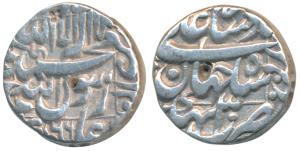 Shah Jahan, Silver Rupee, 11.32g, Bhakkar Mint, AH 1066/30, legend within square area, min