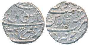 Farrukhsiyar, Silver Rupee, 11.53g, Junagadh / Junagarh Mint, RY 4, near complete mint nam