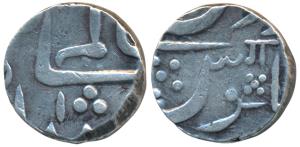 Patwardhan, Silver Rupee, 11.19g, Miraj (Murtazabad) Mint, in the name of Shah Alam II, Na