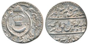 Amjad Ali Shah (AH 1258-1263, 1842-1847 AD), Silver Rupee, 11.10g, Mulk Awadh Bait us-Sult