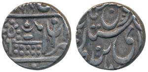 Dungar Singh (AH 1289-1305, 1872-1887 AD), Silver ½ Rupee, 5.63g, with the name of Victori