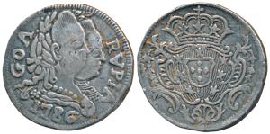 Goa, Maria I and Pedro III (1777-1787), Silver Rupia, 10.7g, obv. conjoined busts of the k