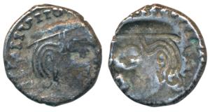 Western Kshatrapas, Kardamaka Family, Rudrasena II, son of Viradaman (255-276 AD), as Maha