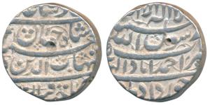 Shah Jahan (AH 1037-1068, 1628-1658 AD), Silver Rupee, 11.38g, Ahmedabad Mint, Month Khurd