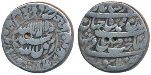 Shah Jahan, Silver Rupee, 11.26g, Lahore Mint, AH 1040/4, Kalima within circle on rev. (KM