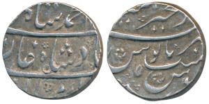 Muhammad Shah (AH 1131-1161, AD 1719-1748), Silver Rupee, 11.5g, Dar-al-Khair Ajmer Mint, 
