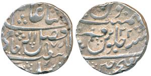 Mahadji Rao (AH 1175-1209, 1761-1794 AD), Silver Rupee, 11.32g, Dar ul Fath Ujjain Mint, A