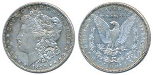 United States of America, Silver Morgan Dollar, 1883. Very Fine+.