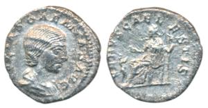 Roman, Julia Mamaea (222-235 AD) (mother of Severus Alexander), Silver Denarius, 2.44g, ob