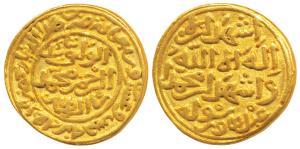 Muhammad Shah III bin Tughluq, Gold Heavy Dinar, 12.80g, Hazrat Delhi Mint, AH 727, al-wat