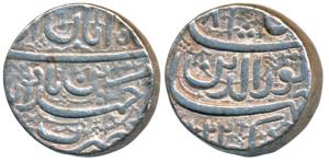 Jahangir, Silver Rupee, 11.41g, Ahmedabad Mint, Muzaiyan couplet, AH 1022/8, Month Aban (K