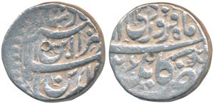 Jahangir, Silver Rupee, 11.32g, Kabul Mint, Month Farwadin, RY 26 (KM 145.9). About Very F