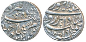 Jahangir, Silver Rupee, 11.42g, Lahore Mint, Bada Bar Hamesha couplet, AH 1034/19, Khanda 