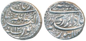 Jahangir, Silver Rupee, 11.37g, Lahore Mint, Bada Bar Hamesha couplet, AH 1027/12, mint na