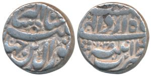 Jahangir, Silver Rupee, Patna Mint, Month Ardibihisht AH 1028/14, a variation in the spell