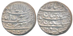 Shah Jahan, Silver Rupee, Surat Mint, AH 1038/2, legend in four lines on both sides (KM 22