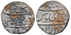 Farrukhsiyar, Silver Rupee, 11.54g, Allahabad Mint, AH 1125/2 (KM 377.91). Fine+, Scarce.
