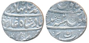 Ahmed Shah Bahadur (AH 1161-1167, 1748-1754 AD), Silver Rupee, 11.32g, Bareli Mint, AH (11
