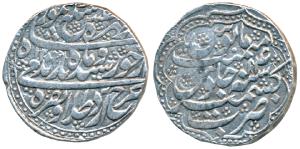 Taimur Shah (AH 1186-1207, 1772-1793 AD), Silver Rupee, 10.89g, Kashmir Mint, AH 1202/14 (