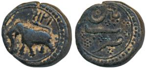 Tipu Sultan, Copper Paisa, 11.64g, Patan Mint, AM 1216 (KM 123.1). Very Fine.