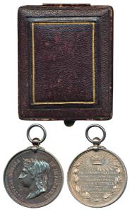 Golden Jubilee of Queen Victoria Medal, Silver, 32g, veiled bust of Queen Victoria on obv.