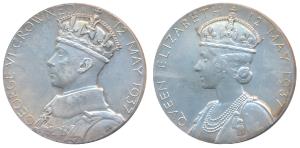 George VI Coronation Medal, Silver, 16g, 12th May 1937, obv. crowned bust of George VI, re