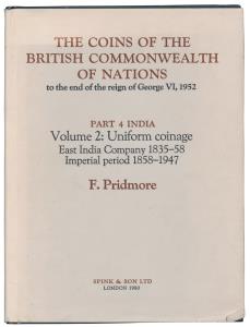 The Coins of the British Commonwealth of Nations, Volume 2: Uniform Coinage. East India Co