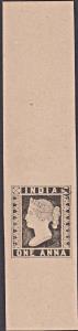 1890 Essay 1a, blue on yellowish wove paper, Spence 41. Very scarce, fine.