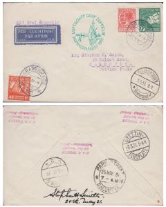 1931 ZEPPELIN, # LZ 127, Pomeranian ride Niederländ.Zuleitungspost, Cover from Gravenhage 