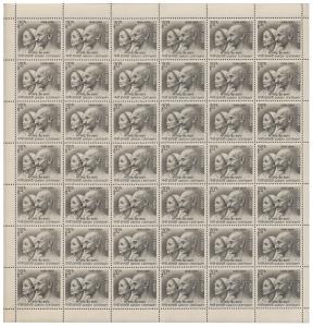 1969 Birth Centenary of Mahatma Gandhi, set of 4, #496a, complete sheet of 42 and 35 X 2 a