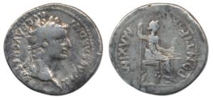 Roman Empire, Tiberius (AD 14-37), Silver Tribute Penny, head of the emperor to right on o