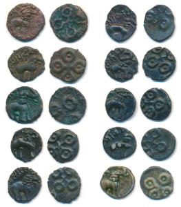 Satavahanas, ’Tarhala Hoard’ Type, Sri Yajna Satakarni, Sri Pulumavi and Sri Satakarni, Po