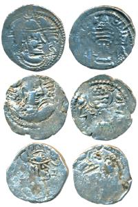 Indo- Sassanian, Rulers of Rajasthan (c. 8th century AD), Anonymous, Silver Dramma, obv. b