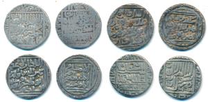 Silver Tanka (4), Ala-al-din Muhammad Shah, Hazrat Delhi Mint; Sher Shah Suri; Islam Shah 