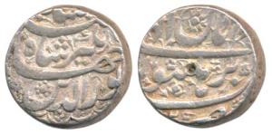 Jahangir, Silver Rupee, 11.37g, Burhanpur Mint, Month Aban, RY 25 (KM 145.5). Very Fine+.