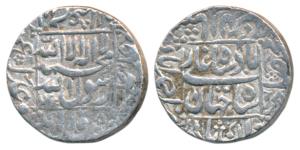 Shah Jahan, Silver Rupee, 11.46g, Ahmedabad Mint, AH 1044/8, legend within square area (KM
