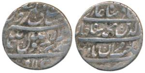 Shah Jahan, Silver Rupee, 10.32g, Burhanpur Mint, (KM 226.2). Very Fine.