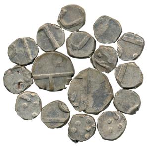 New Chandori series, Silver 1/16 Rupee, Udaipur Mint. Very Fine+, Rare. (10)