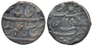 Murshidabad Mint, Silver Rupee, 11.42g, in the name of Shah Alam II, RY 11 (KM 30). Very F