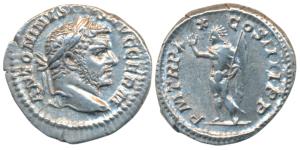Roman, Caracalla, Silver Denarius, 3.25g, obv. laureate bust to right with legend ANTONINV