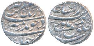 Aurangzeb, Silver Rupee, 11.43g, Dar us-Sultanate Lahore Mint, AH 1106/38 (KM 300.53). Ver