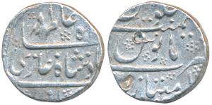 Shah Alam Bahadur, Silver Rupee, 11.28g, Imtiyazgarh (Adoni) Mint, near complete mint name