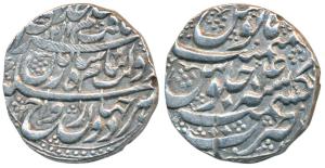 Taimur Shah, Silver Rupee, 10.65g, Kashmir Mint, RY 4 (KM 565). Very Fine+.