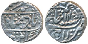 Bani Singh, Silver Rupee, 11.26g, Rajgarh Mint, in the name of Muhammad Akbar II, RY 14, c