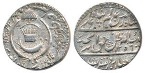 Amjad Ali Shah (AH 1258-1263, 1842-1847 AD), Silver Rupee, 11.10g, Mulk Awadh Bait us-Sult