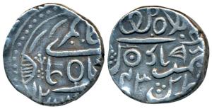 Surat Singh, Silver Rupee, 11.30g, Baldat Bikaner Mint, in the name of Shah Alam II AH 12X