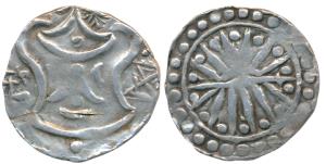 Burma (Myanmar), Kingdom of Funan, Silver Unit, 8.77g, obv. stylized rising sun (likened t