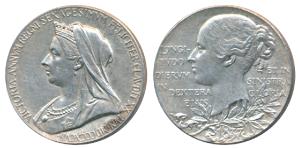 Victoria’s Diamond Jubilee Medal, Silver, 9.7g, 1837-1897, matured bust of the Queen to le